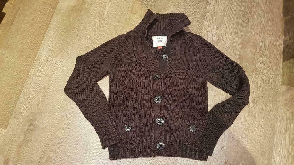 bruine trui / gilet met knopen van Esprit maat XS - Smal, Bruin, Ophalen of Verzenden, Maat 34 (XS) of kleiner, Gedragen