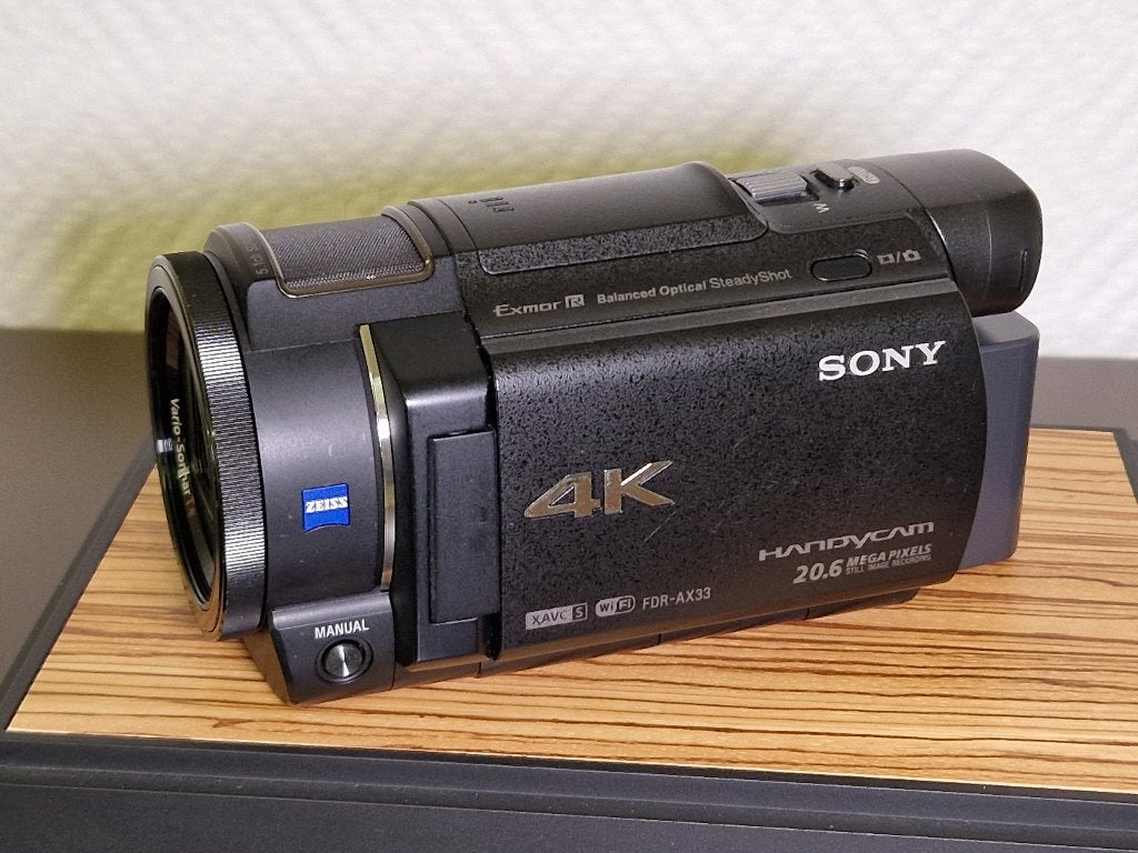 Sony FDR-AX33 4K Videocamera, SONY, Zo goed als nieuw, 8 tot 20x, Geheugenkaart