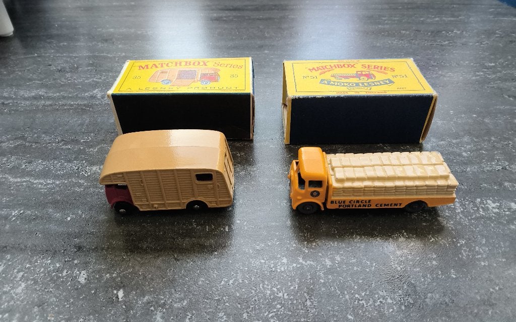 Matchbox Nr 35 Horse bod.nr 51 Portland Cement, Ophalen of Verzenden, Zo goed als nieuw, Auto, Matchbox