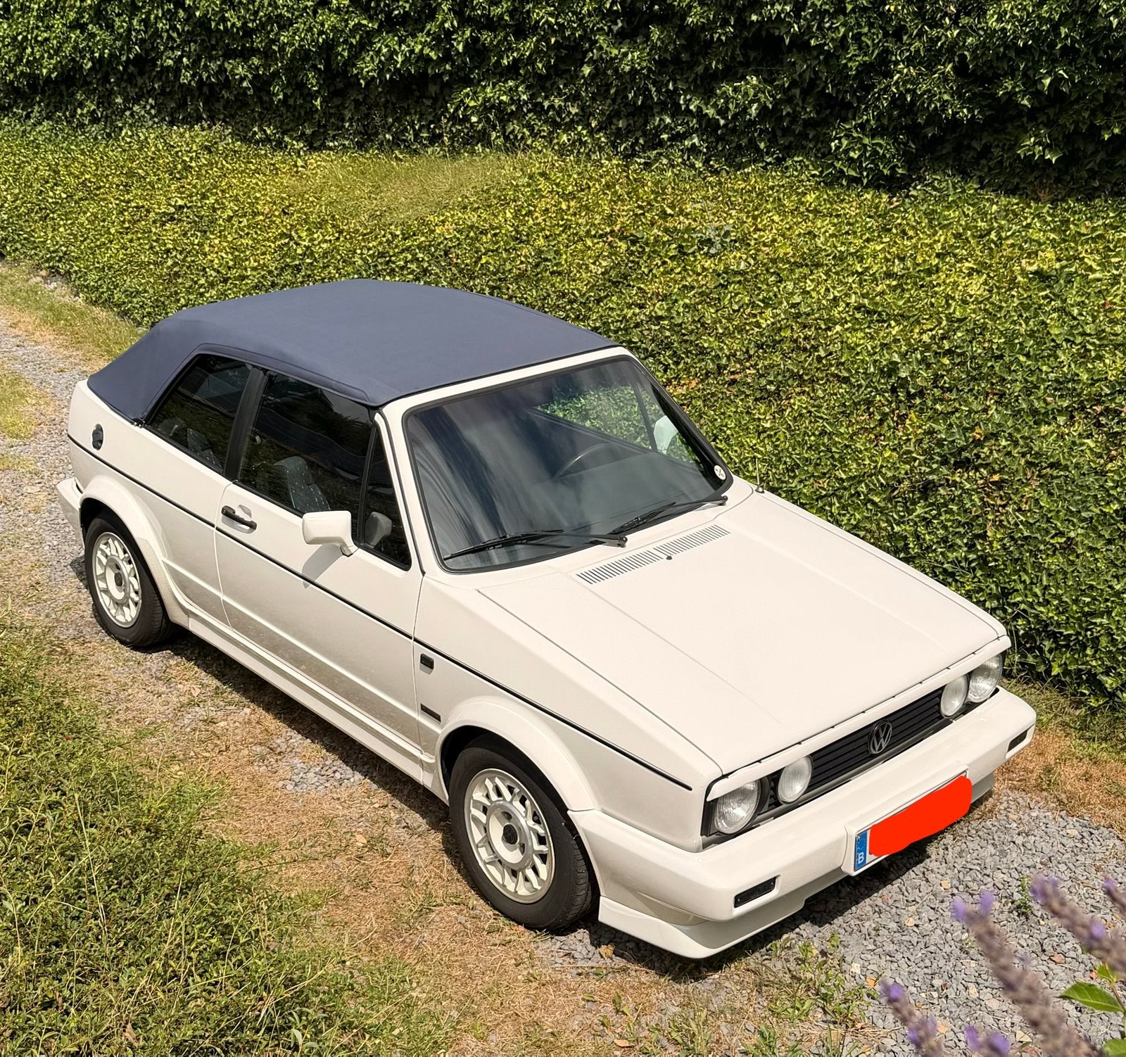 Golf 1 Cabrio Bouwjaar 1991, Auto's, Cabriolet, Volkswagen, Wit, Handgeschakeld