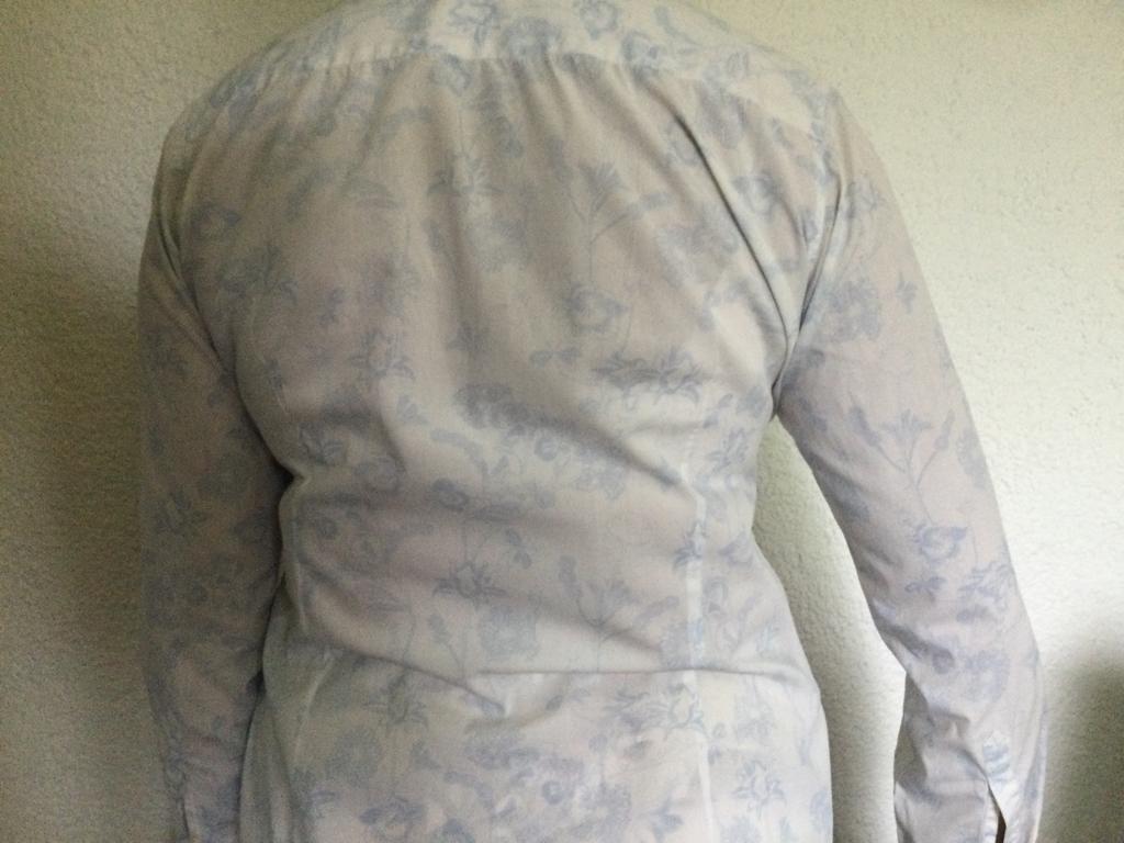 Katoenen wit/blauw blouse, Kleding | Dames, Blauw, Ophalen of Verzenden, Caliban, Maat 36 (S)