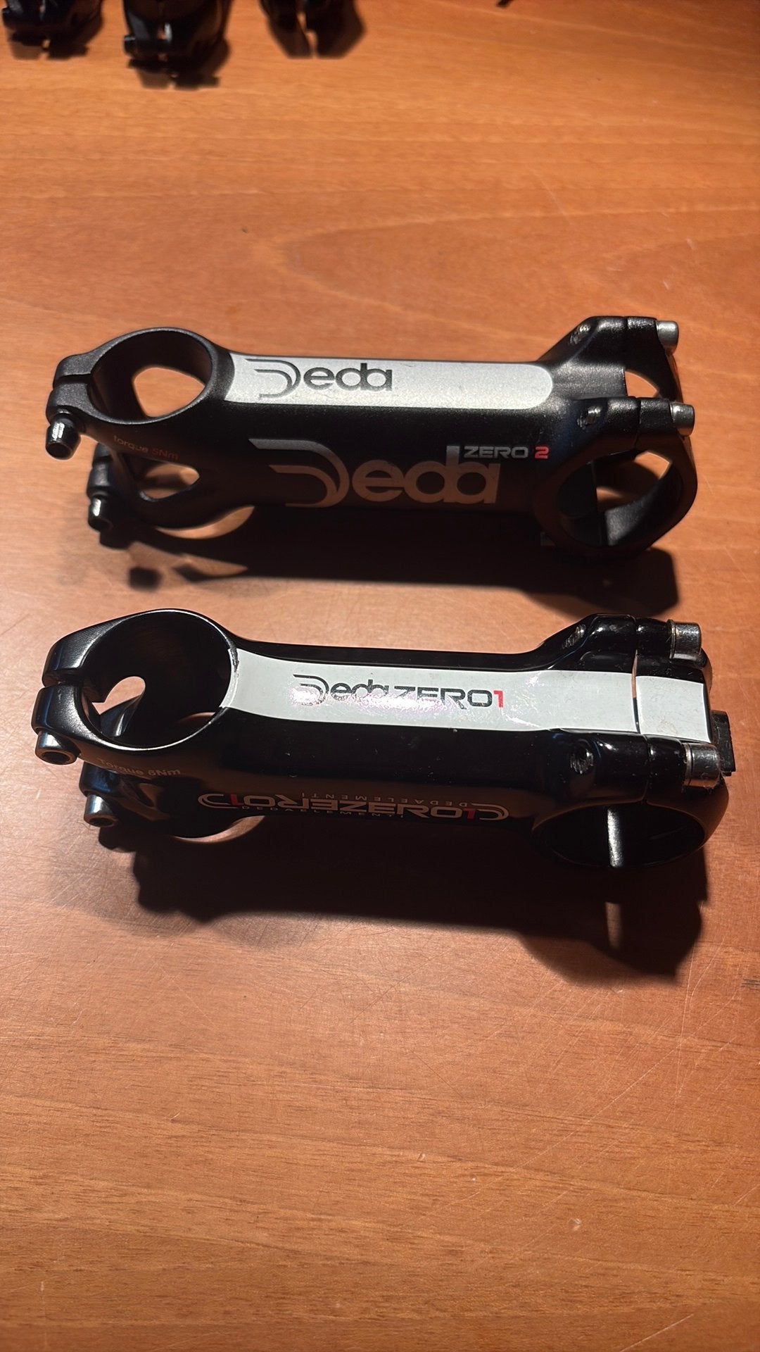 Deda zero1 (90mm) en zero 2 (110mm) stuurpen, Comme neuf, Aluminium, Racefiets, Guidon