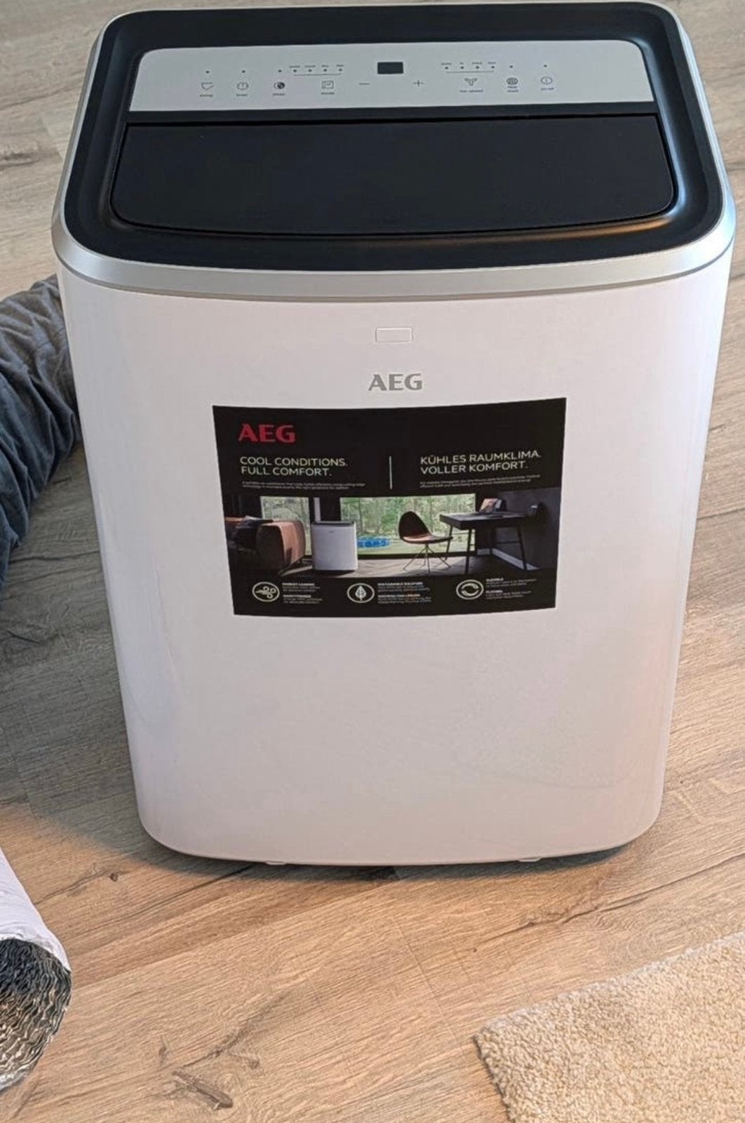 AEG mobiele Airco aankoopdatum 22/06/2025, Elektronische apparatuur, Airco's, Ophalen, Minder dan 60 m³, Timer, 3 snelheden of meer