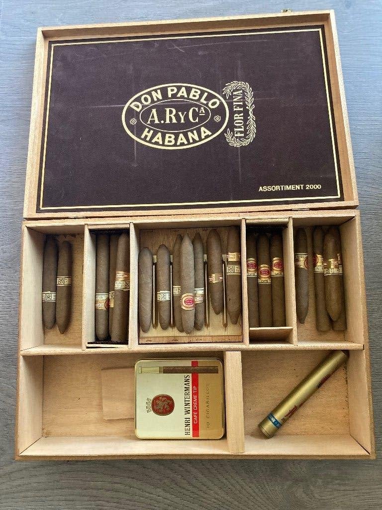 Don Pablo Habana Vintage houten sigarendoos incl sigaren, Verzamelen, Ophalen of Verzenden, Gebruikt, Overige typen