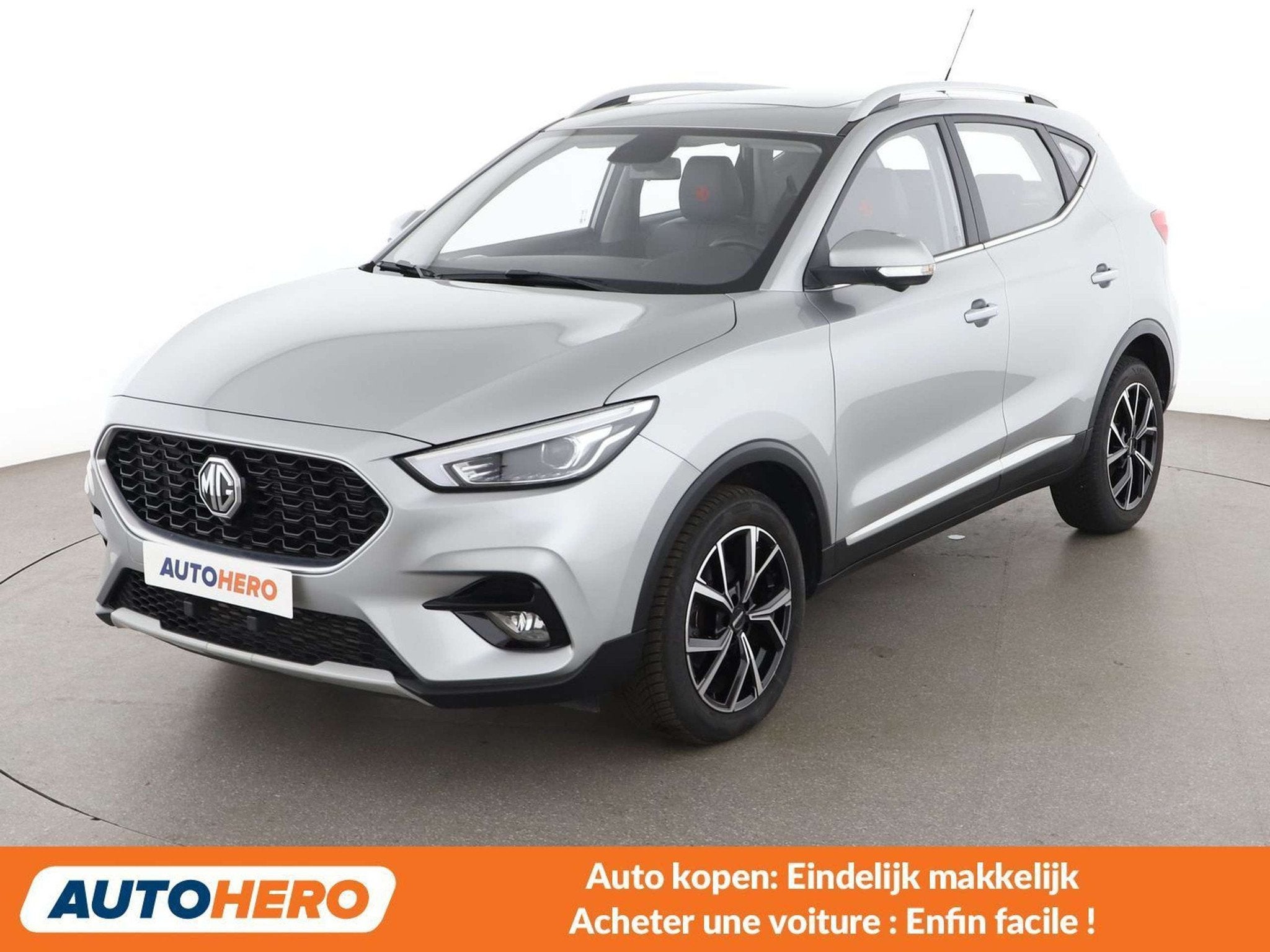 MG ZS 1.0 T-GDI Luxury (année de construction 2022), Cuir, Argent ou Gris, Achat, https://public.car-pass.be/vhr/b4fe3f89-1a16-4731-af18-783f38c24438