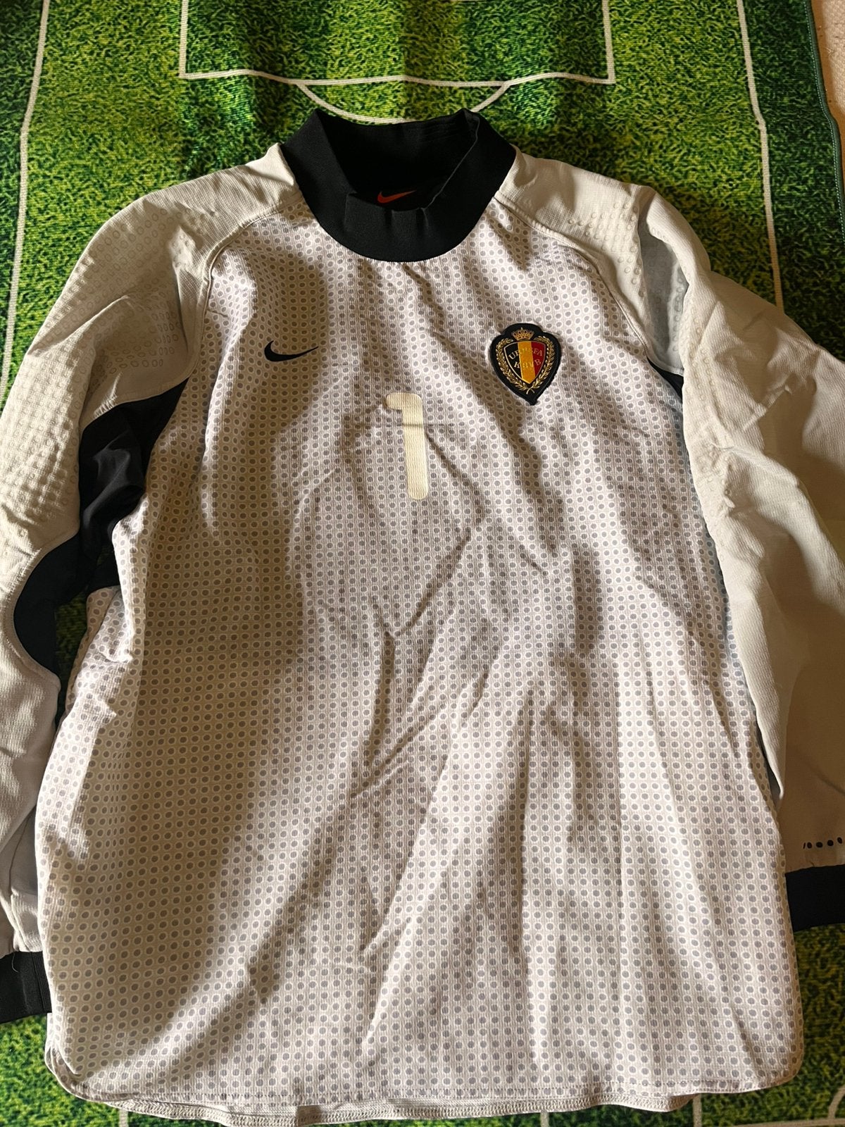Maillot gardien belgique diables rouges, Enlèvement ou Envoi, Comme neuf, Maillot