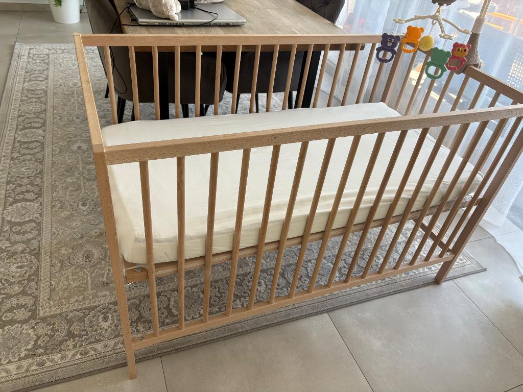 IKEA baby bed 60x120, Kinderen en Baby's, Ophalen, Matras
