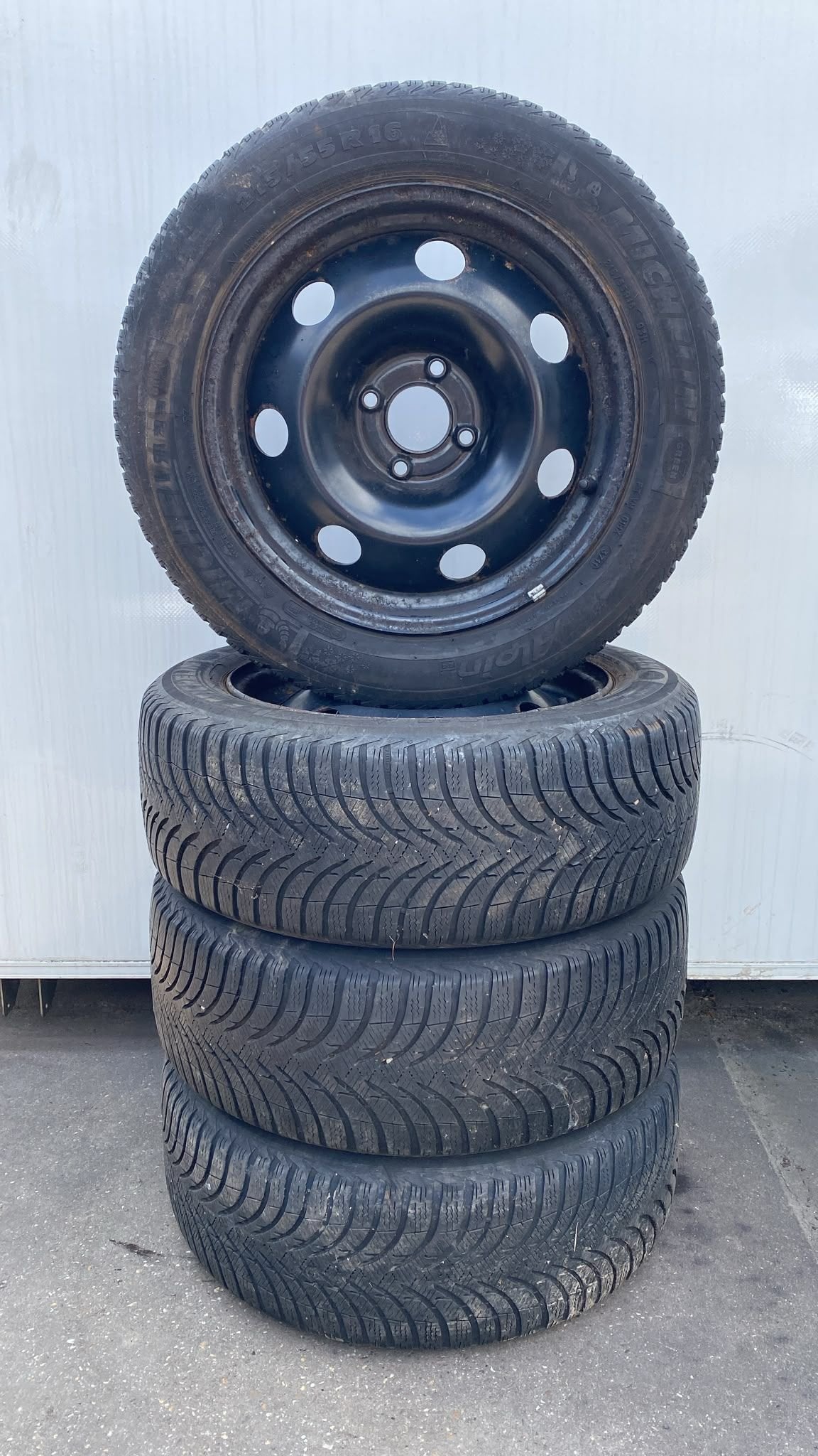 Citroen Berlingo Peugeot Partner Winter Banden Set 195-65-16, Pneus et Jantes, -, Utilisé, -