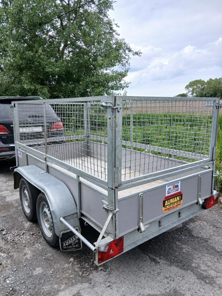 Aanhangwagen BW 750kg 258 x 132 +loofnetten in topconditie!, Ophalen, Zo goed als nieuw