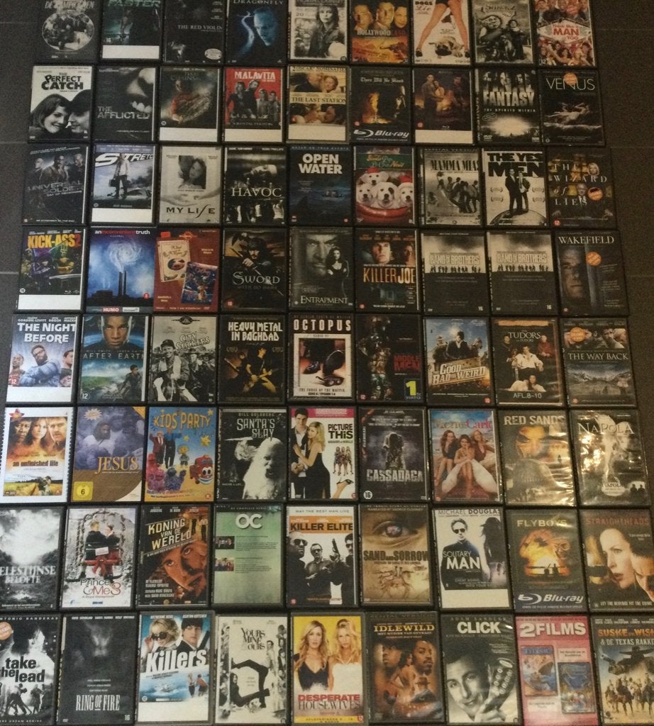 300 dvd’s, Ophalen, Gebruikt