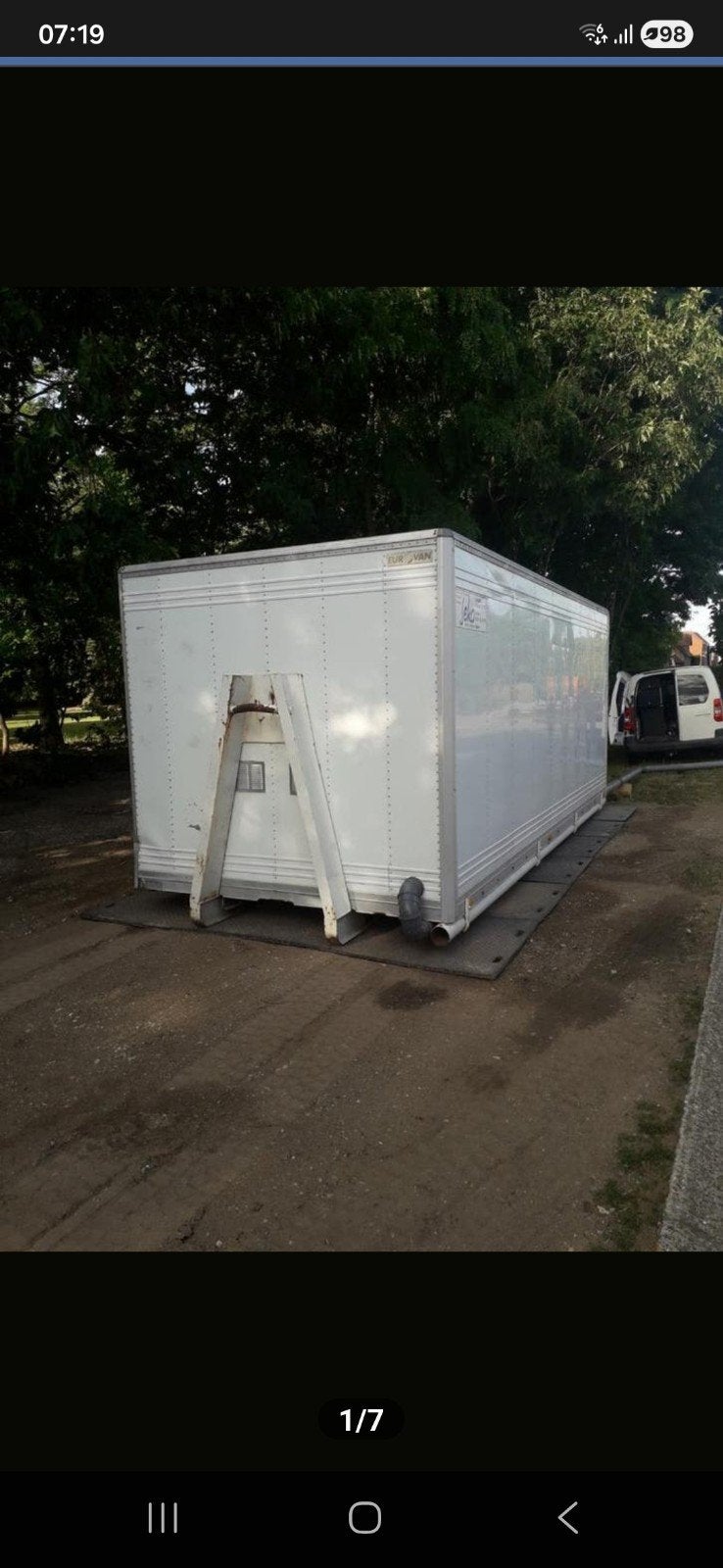 Sanitair wc container wc unit, Enlèvement