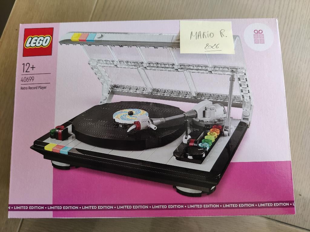 LEGO 40699 Retro platenspeler - Limited edition, Kinderen en Baby's, Ophalen of Verzenden, Nieuw, Complete set, Lego