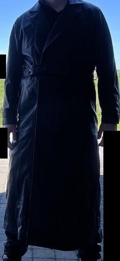 Lange Leren "The Matrix" Jas - Hoge kwaliteit leder +comfort, Hobby en Vrije tijd, Kostuums, Theaterbenodigdheden en LARP, Nieuw