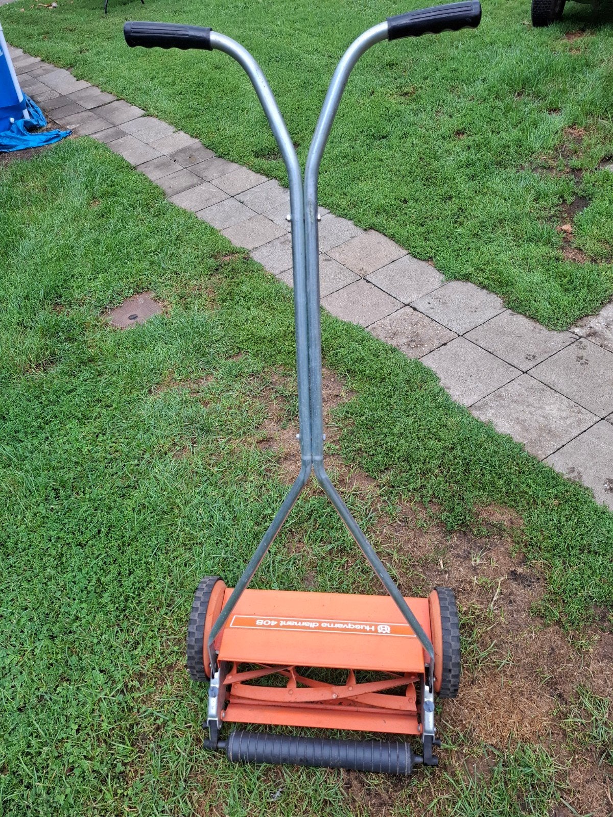 hand grasmaaier zo goed als nieuw, Ophalen, Zo goed als nieuw, 40 t/m 49 cm, Handgrasmaaier