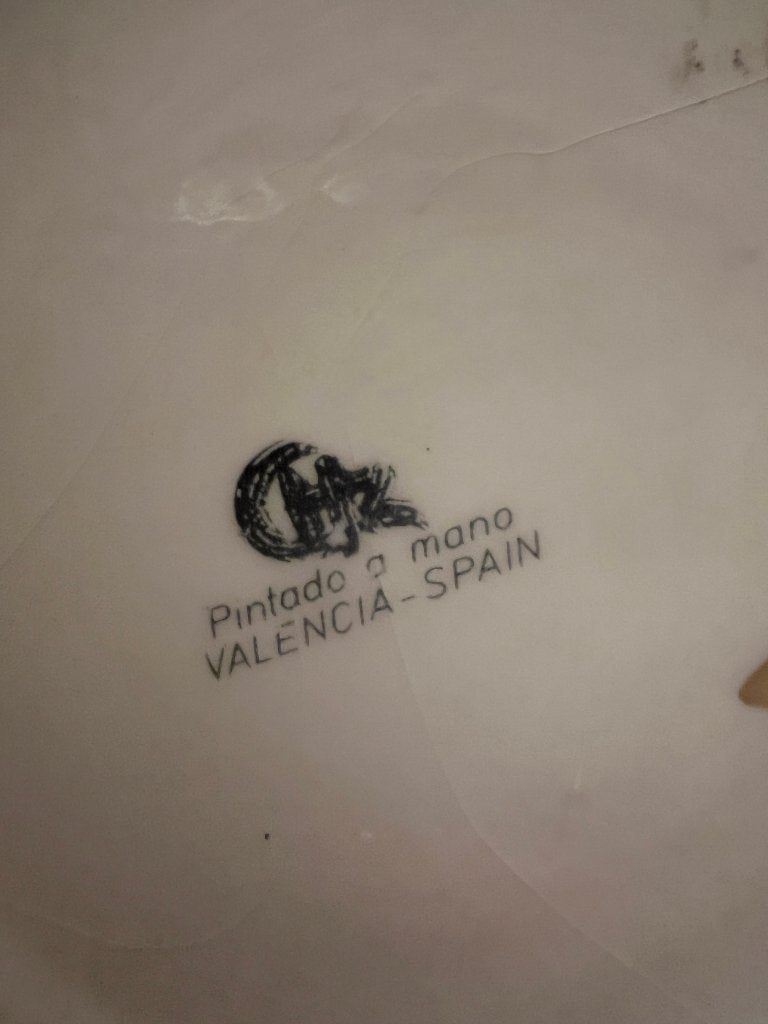 hand geschilderde vaas uit valencia, Antiek en Kunst, Antiek | Vazen, Ophalen