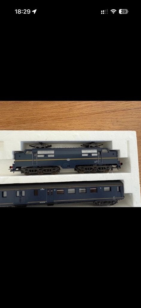 Treinset H0 Lima Golden Series 149721 NS 1220 + 3 rijtuigen, Treinset, Gelijkstroom, Ophalen of Verzenden, Lima