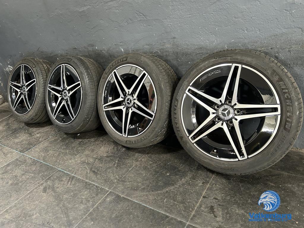 6mm! Originele Mercedes AMG C300E Hybrid W206 18 inch breeds, Auto-onderdelen, Banden en Velgen, 18 inch, Gebruikt, -, -