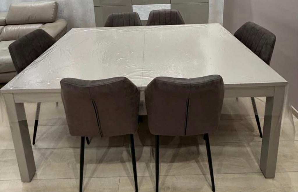 Salle à manger avec chaises, Enlèvement, Comme neuf, 4 à 6 chaises
