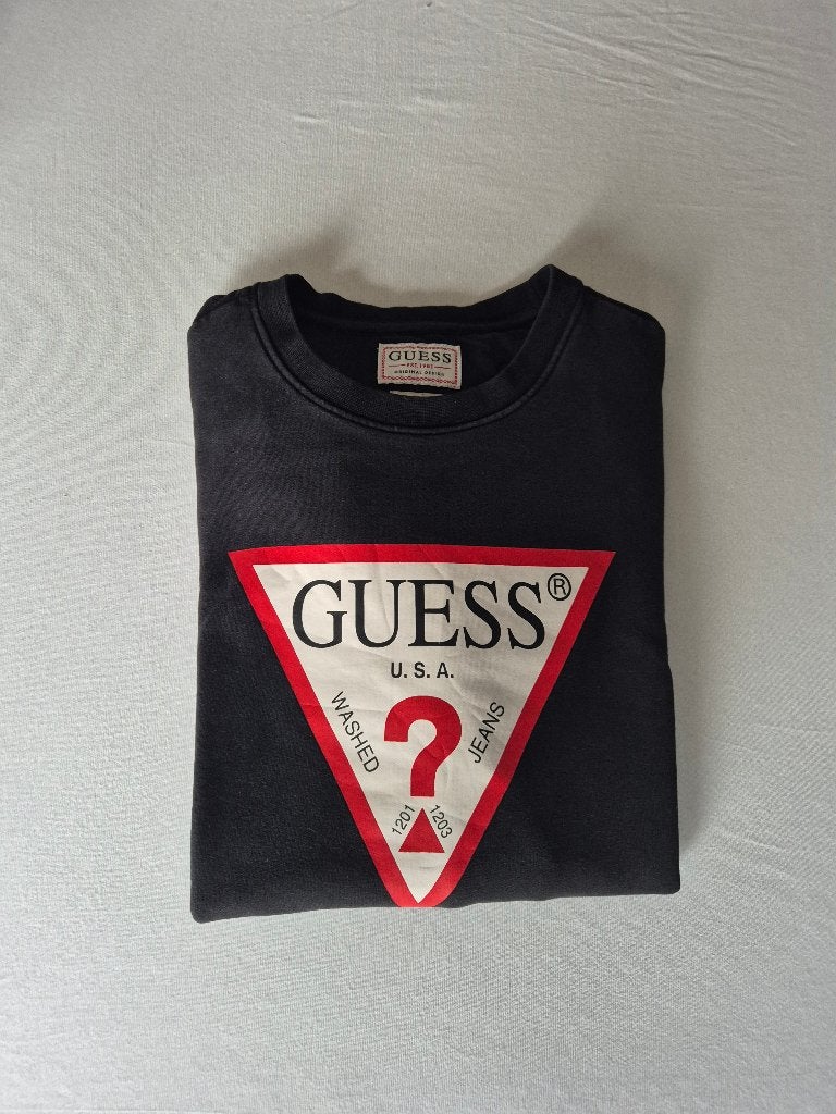 guess trui, Ophalen, Maat 48/50 (M), Zwart, Zo goed als nieuw