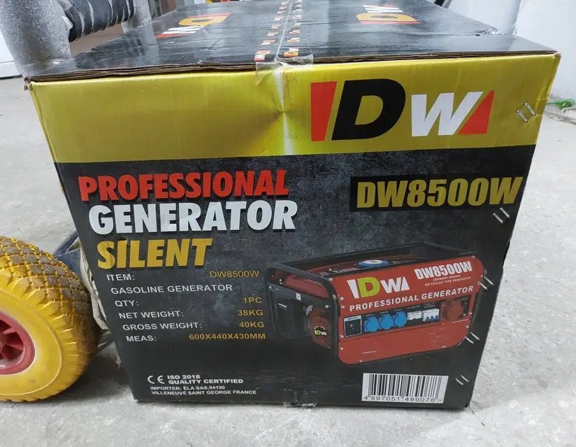 Nieuwe elektrische generator 4 beschikbaar, Ophalen, Nieuw, Benzine