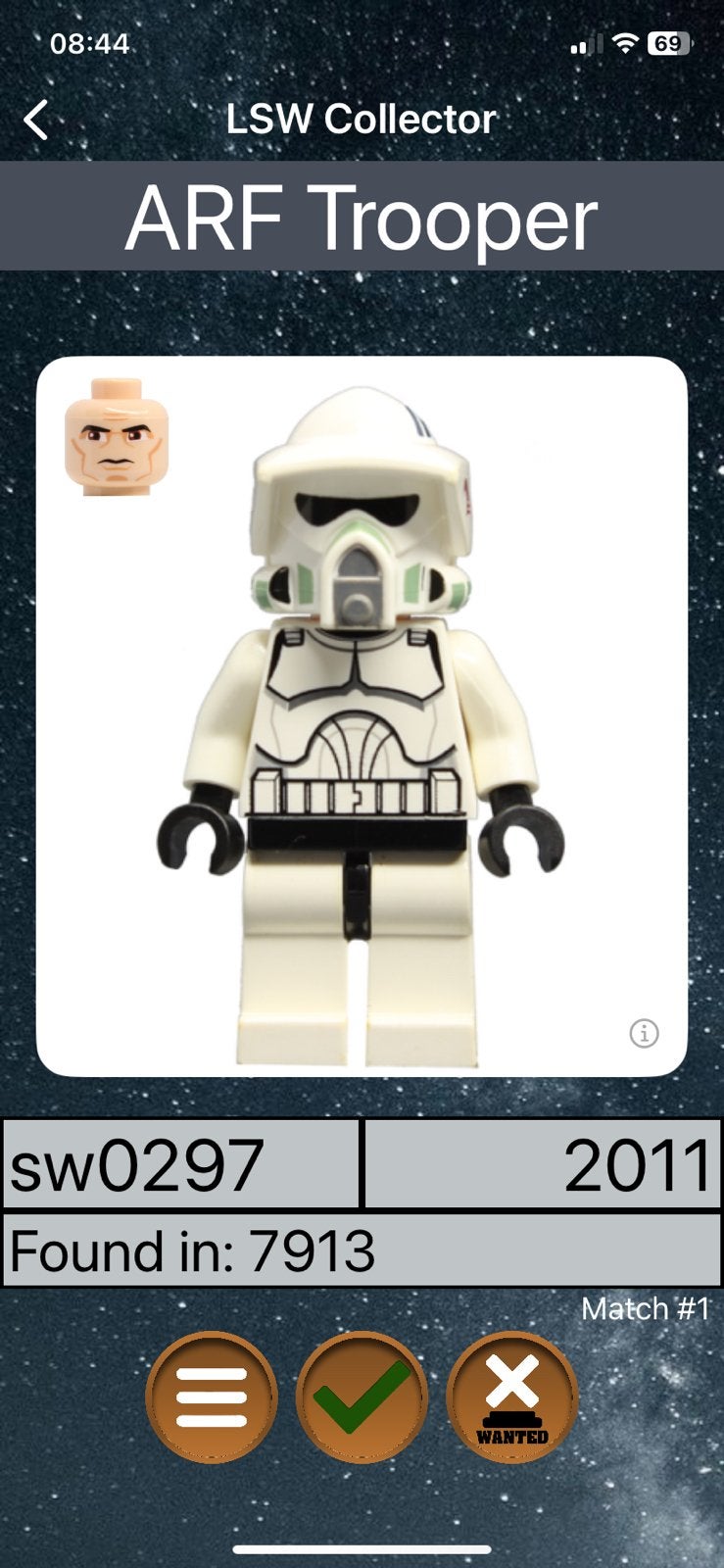 Minifigs Lego Star Wars PARTIE 2, Neuf, Lego, Accessoires inclus, Minifigurine