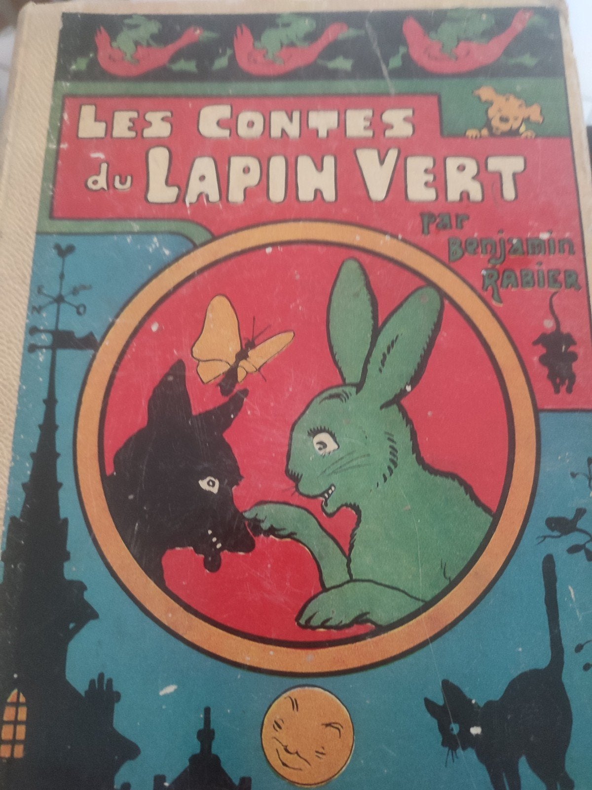 The Green Rabbit Tales van Benjamin Rabier, editie 1920, Ophalen of Verzenden, Gelezen, Benjamin Rabier