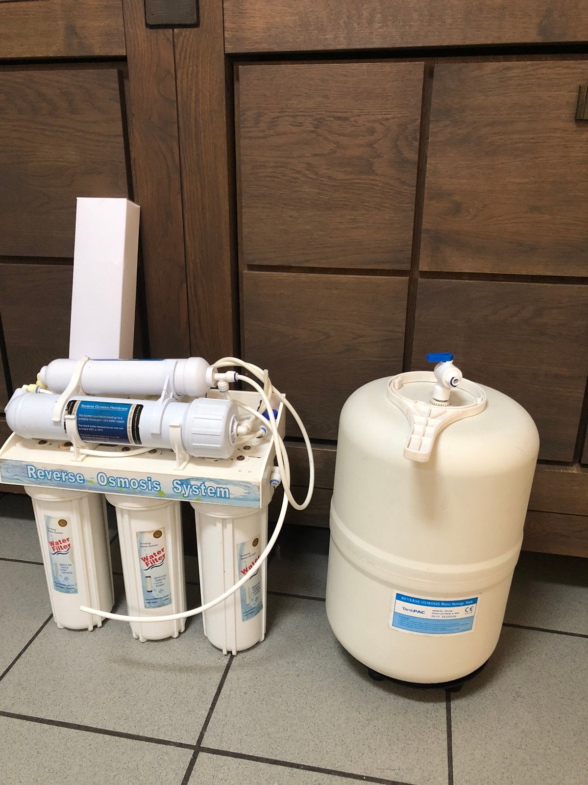 Reverse Osmosis Waterfilter Systeem, Enlèvement, Utilisé