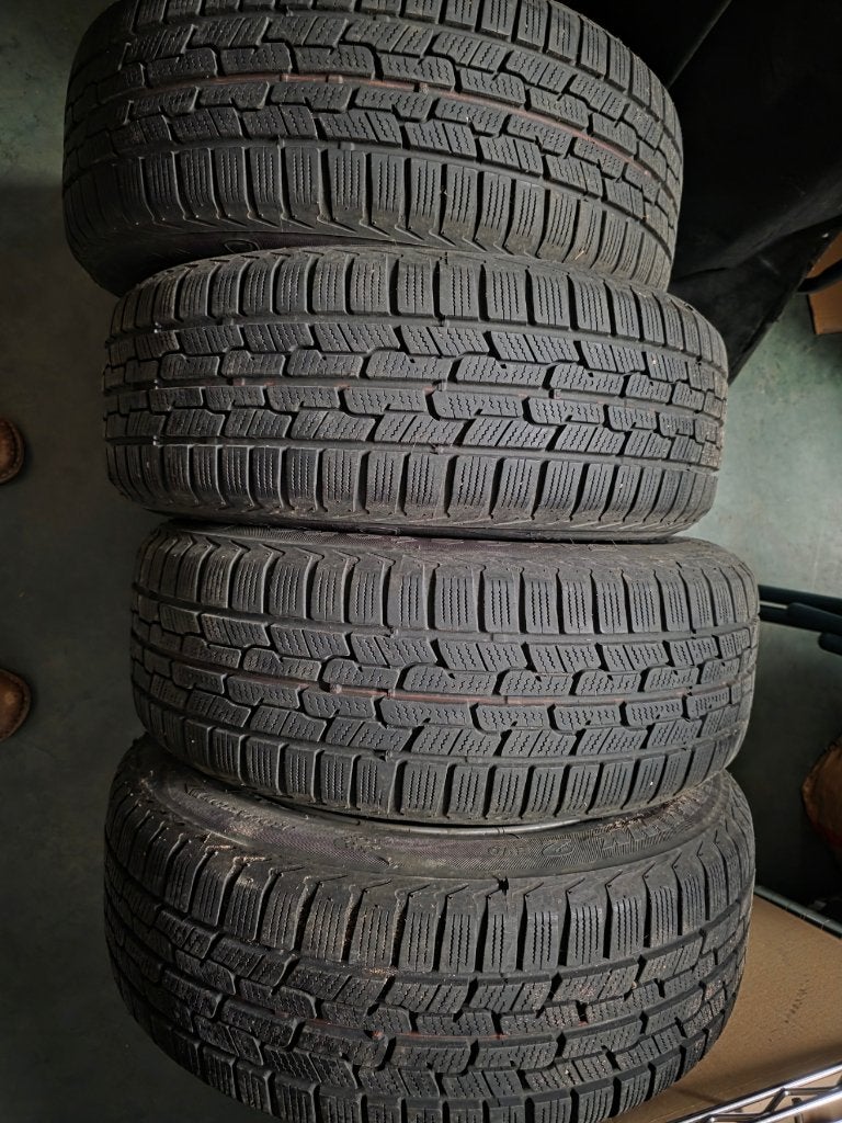 4 winterbanden op velg, Auto-onderdelen, Banden en Velgen, Ophalen, Gebruikt, Banden en Velgen, Winterbanden