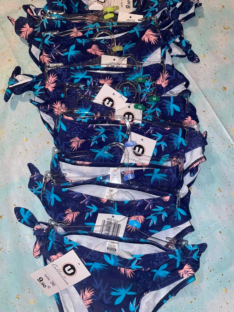 Lot 12 side-tie bikini’s “U Collection”, Ophalen of Verzenden, Bikini