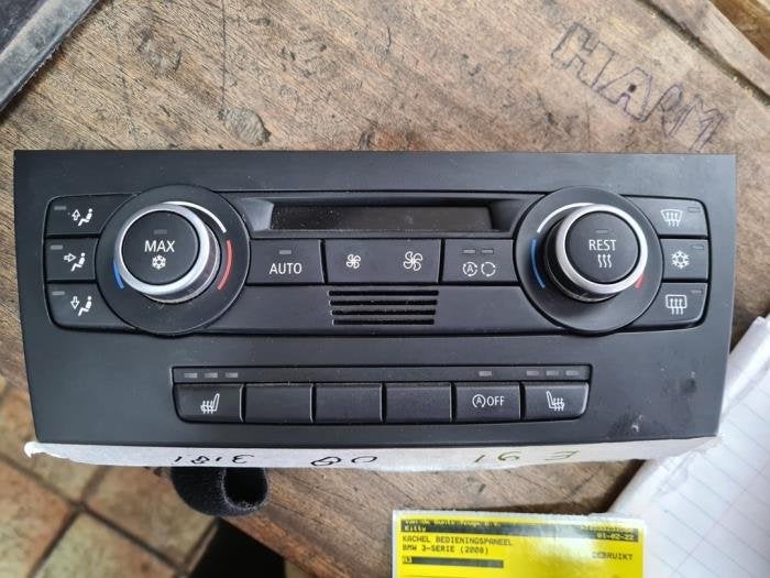 Panneau de commandes chauffage d'un BMW 3-Serie, -, 3 mois de garantie, Utilisé, -