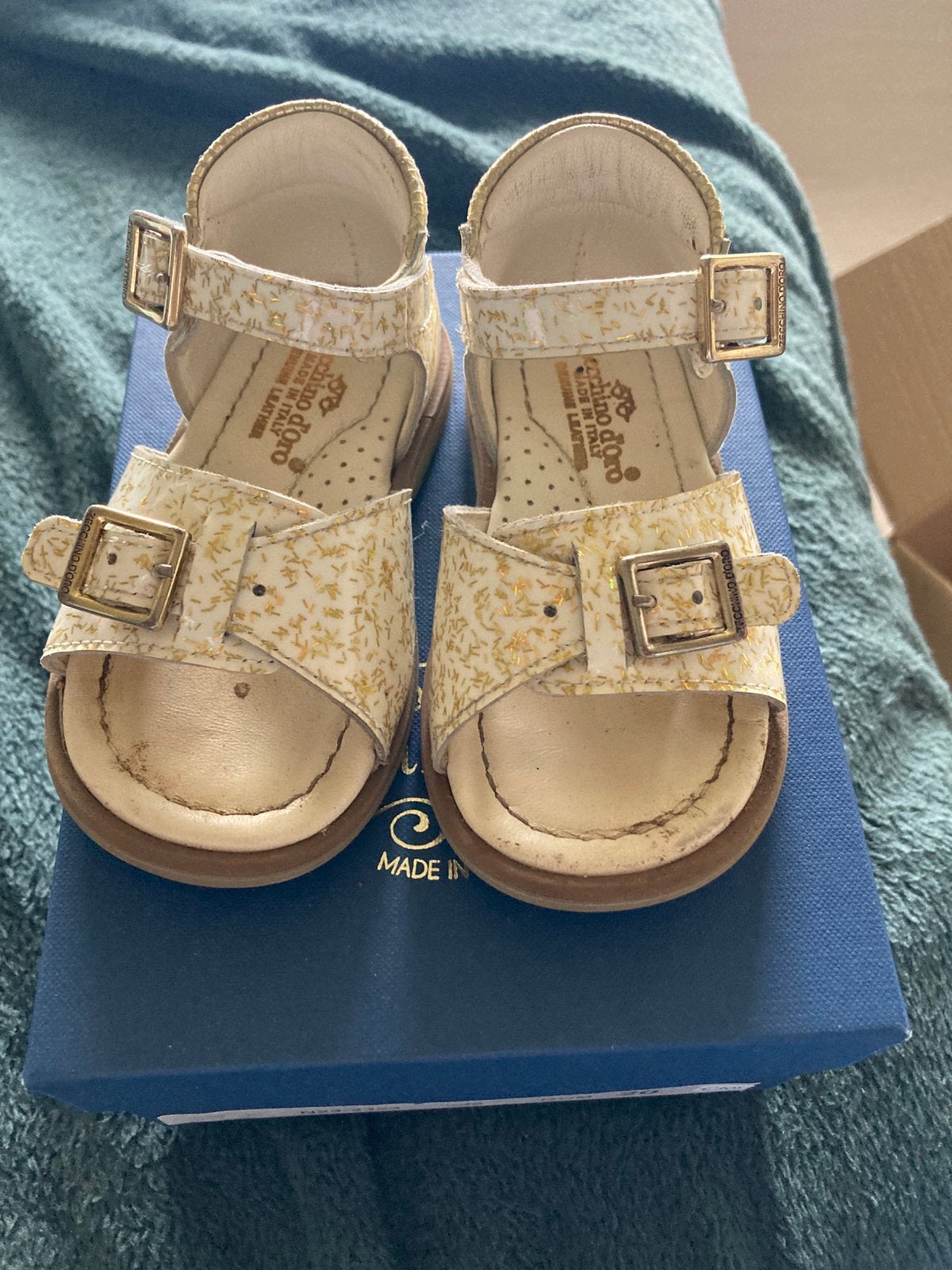 Meisjes sandalen, Kinderen en Baby's, Babykleding | Schoentjes en Sokjes, Ophalen, Zo goed als nieuw, Schoentjes