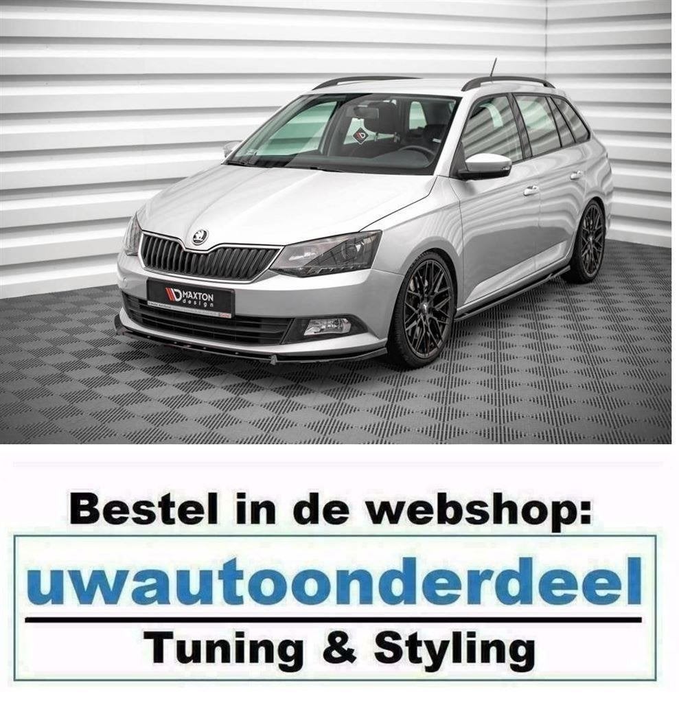Maxton Design Spoiler Lip Splitter Voor Skoda Fabia MK3, Envoi