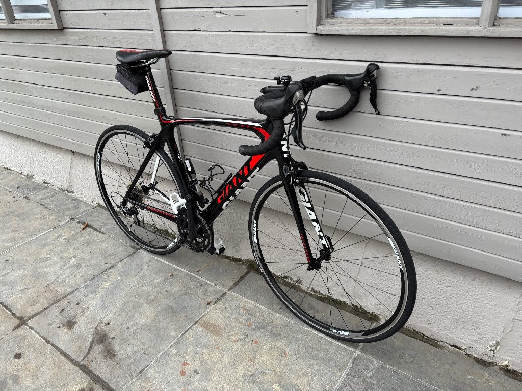 Race koersfiets Giant TCR volledig carbon in uitmuntende st, Ophalen, 28 inch, Carbon, Heren