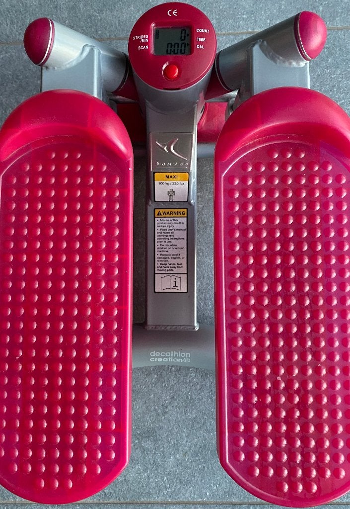 Domyos/Decathlon mini stepper - Cardiofitnessapparatuur, Sport en Fitness, Ophalen, Stepapparaat, Zo goed als nieuw, Metaal