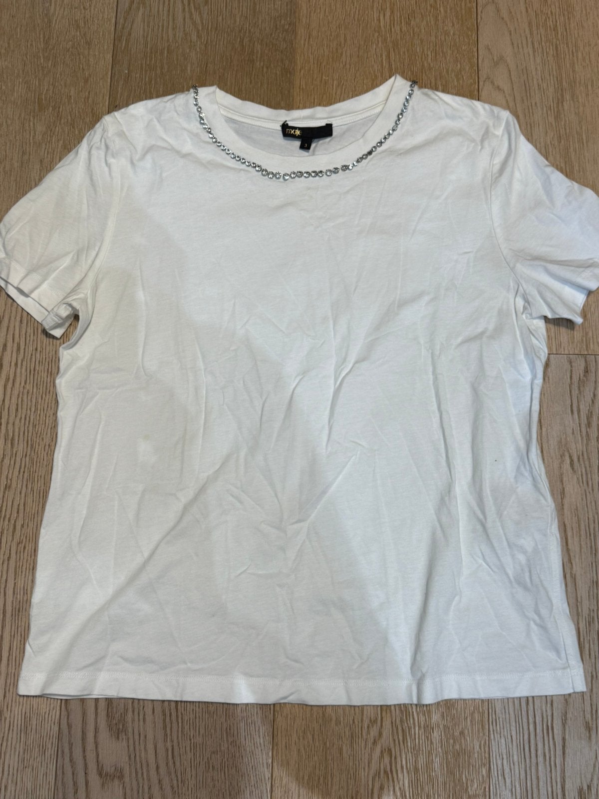 Neuf t shirt Maje T40, Enlèvement ou Envoi, Neuf, Blanc