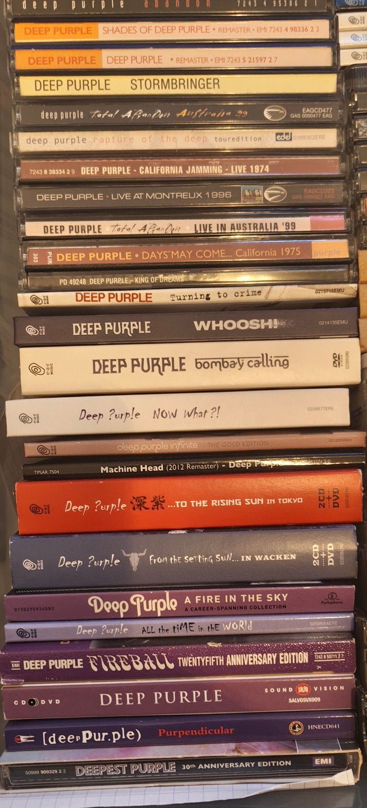 Deep Purple - grote collectie cds, Cd's en Dvd's, Boxset, Digipak, Ophalen of Verzenden, Zo goed als nieuw