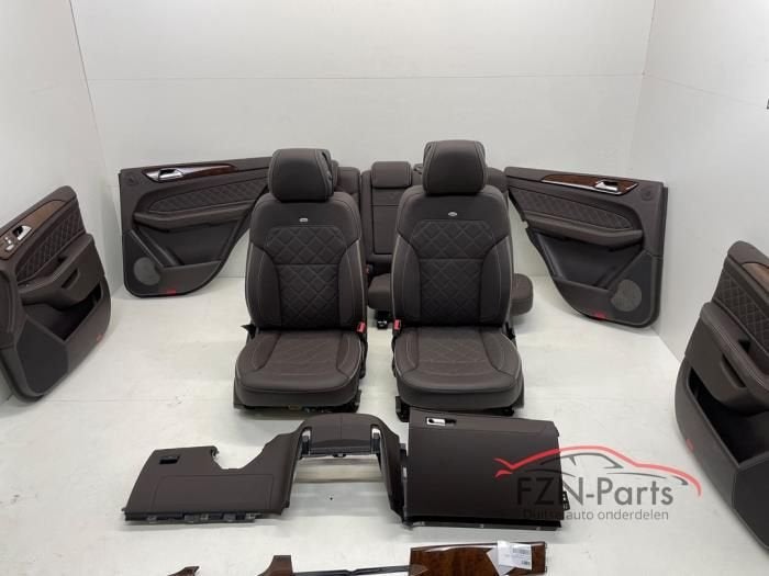 Mercedes-Benz GLE W166 Designo Interieur Compleet Bruin Dash, Auto-onderdelen, Ophalen of Verzenden, Gebruikt