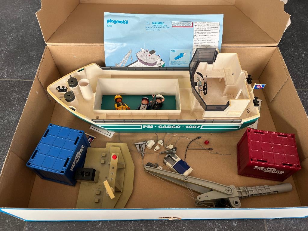 Playmobil Cargo boot City Action: 5253, Enlèvement, Utilisé, Ensemble complet