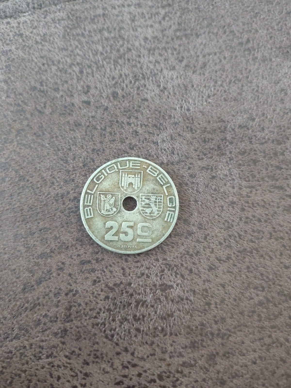 25 Belgische cent, Ophalen of Verzenden