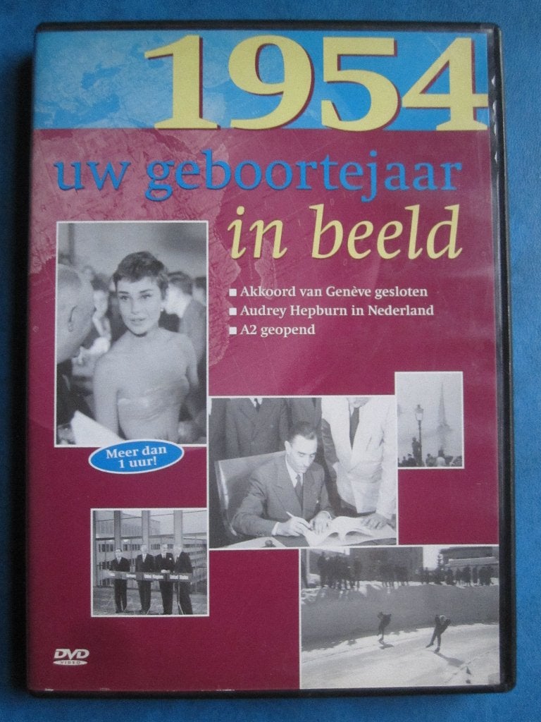 Uw geboortejaar in beeld 1954, Alle leeftijden, Zo goed als nieuw, Politiek of Geschiedenis, Ophalen of Verzenden