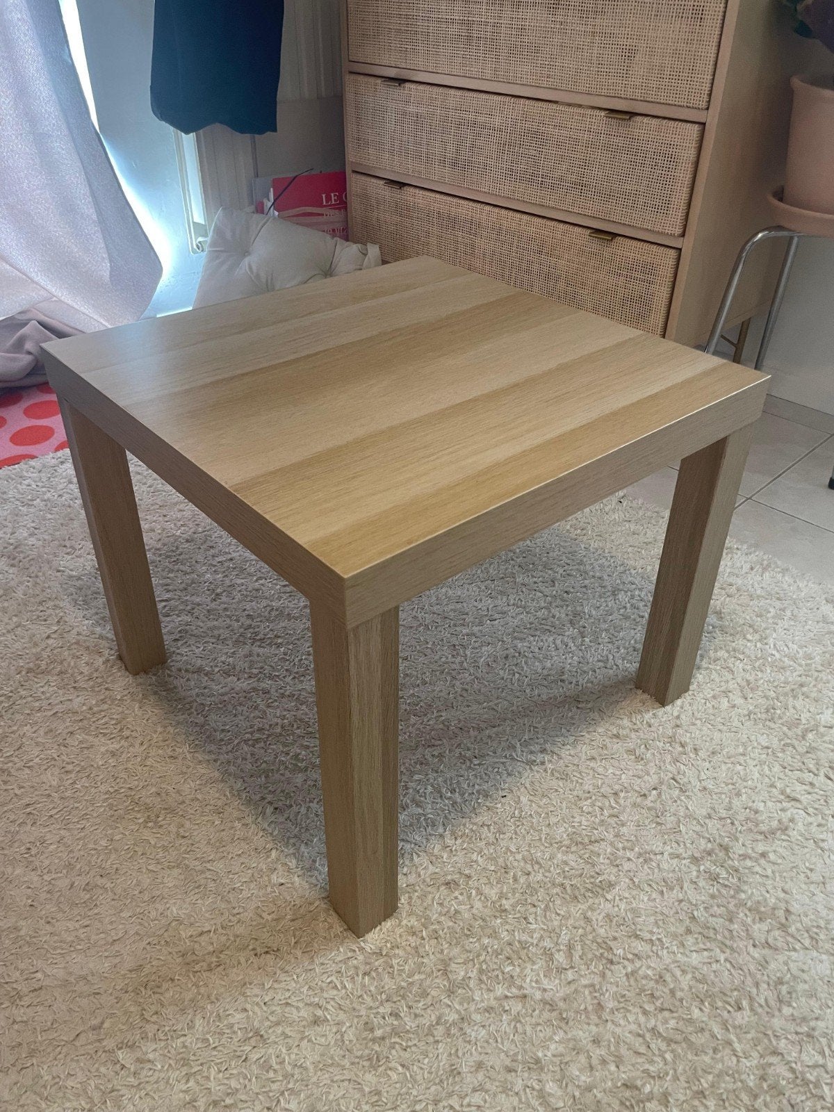 Petite table d'appoint IKEA LACK en bois, 50 à 100 cm, Enlèvement, 50 à 100 cm, Carré
