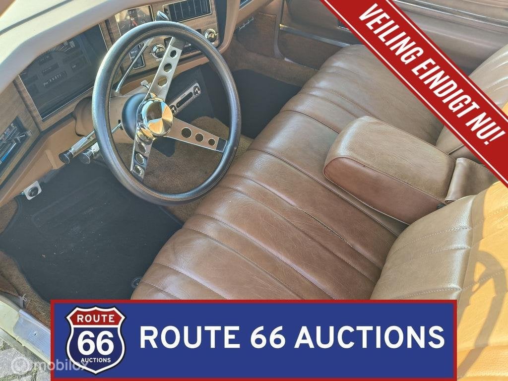 Buick Electra 225 Coupe | 1973 | Route 66 Auctions, Auto's, Oldtimers, Zwart, Bedrijf, Handgeschakeld, Buick