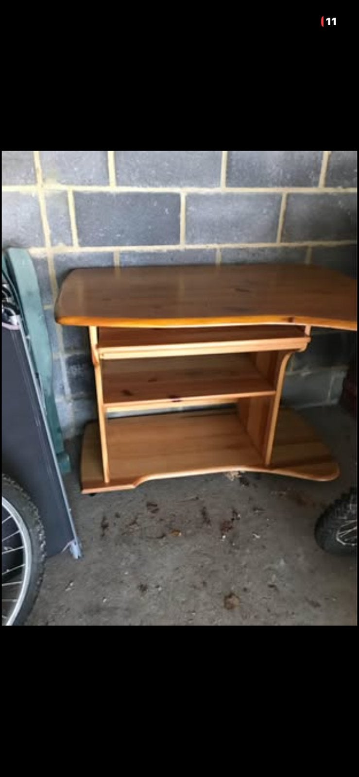 Bureau en pin, Maison & Meubles, Enlèvement, Utilisé, Bureau d'ordinateur