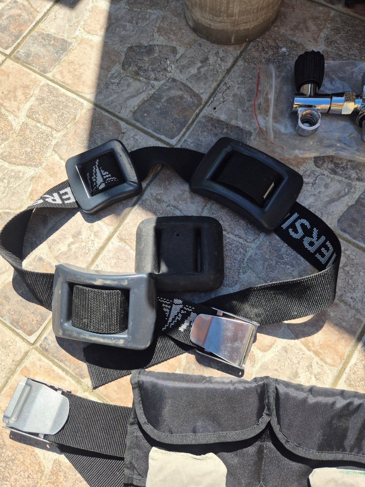 Ceinture de musculation + blocs de plomb de 7,5 kg, Sports nautiques & Bateaux, Plongée, Enlèvement, Neuf, Plomb ou Ceinture de plomb