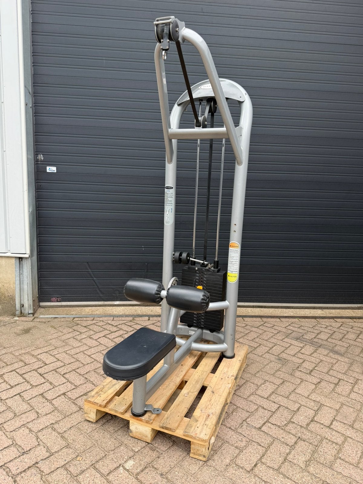 Matrix Lat Pulley met 134kg Gewichten, Ophalen, Gebruikt