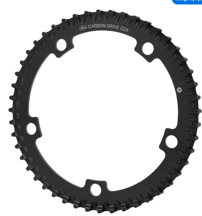 Gates CDX tandwiel 50t 5 gaats BDC 130, Vélos & Vélomoteurs, Vélos Pièces, Gates, Comme neuf, Dérailleur ou Chaîne, Titane