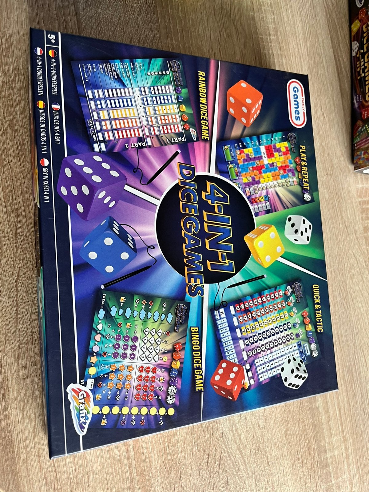 4 in 1 dice games, Ophalen of Verzenden, Zo goed als nieuw