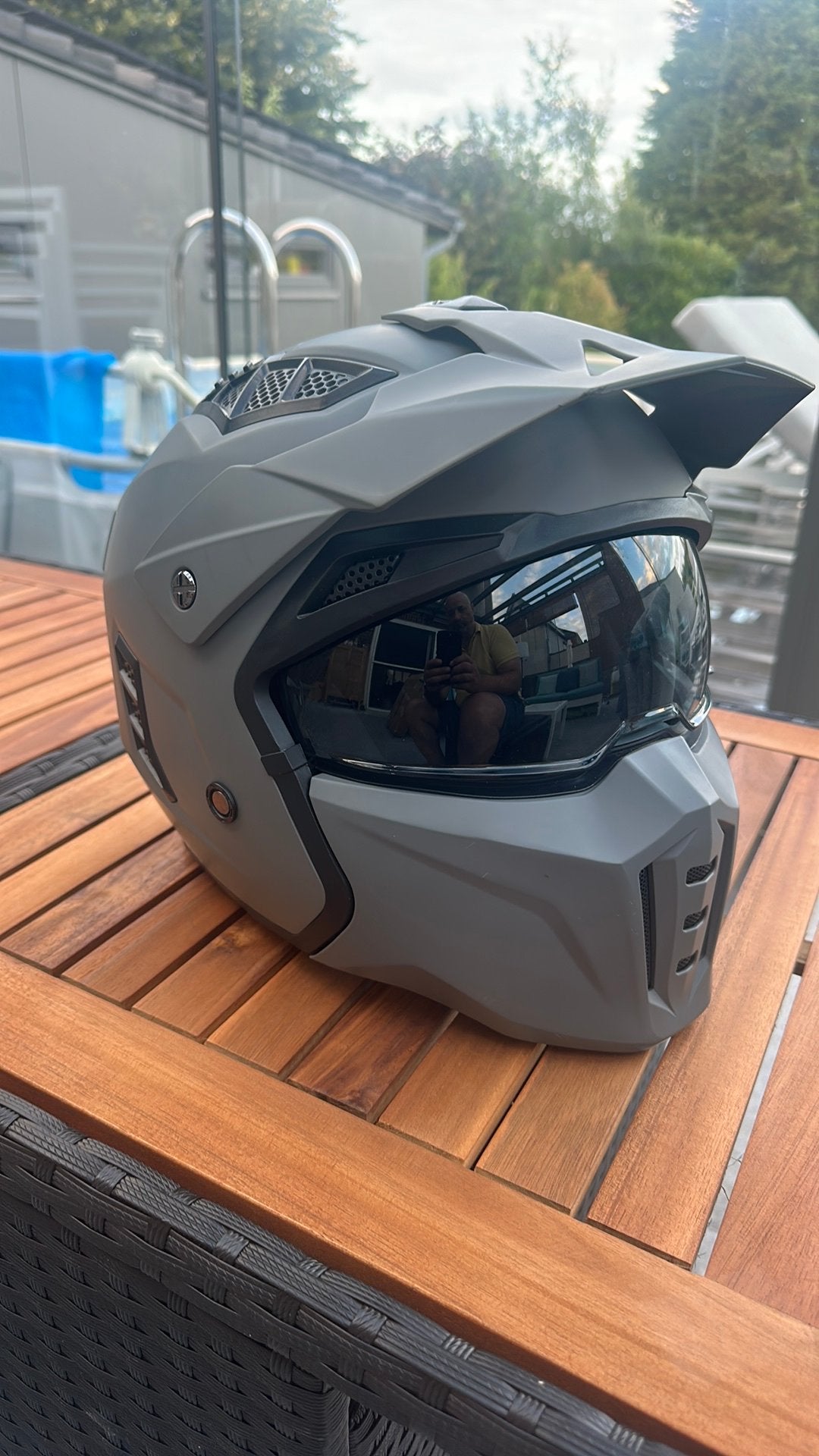 Vinz Helm enduro nieuw gebruikt L59, Motoren, Ophalen of Verzenden, L
