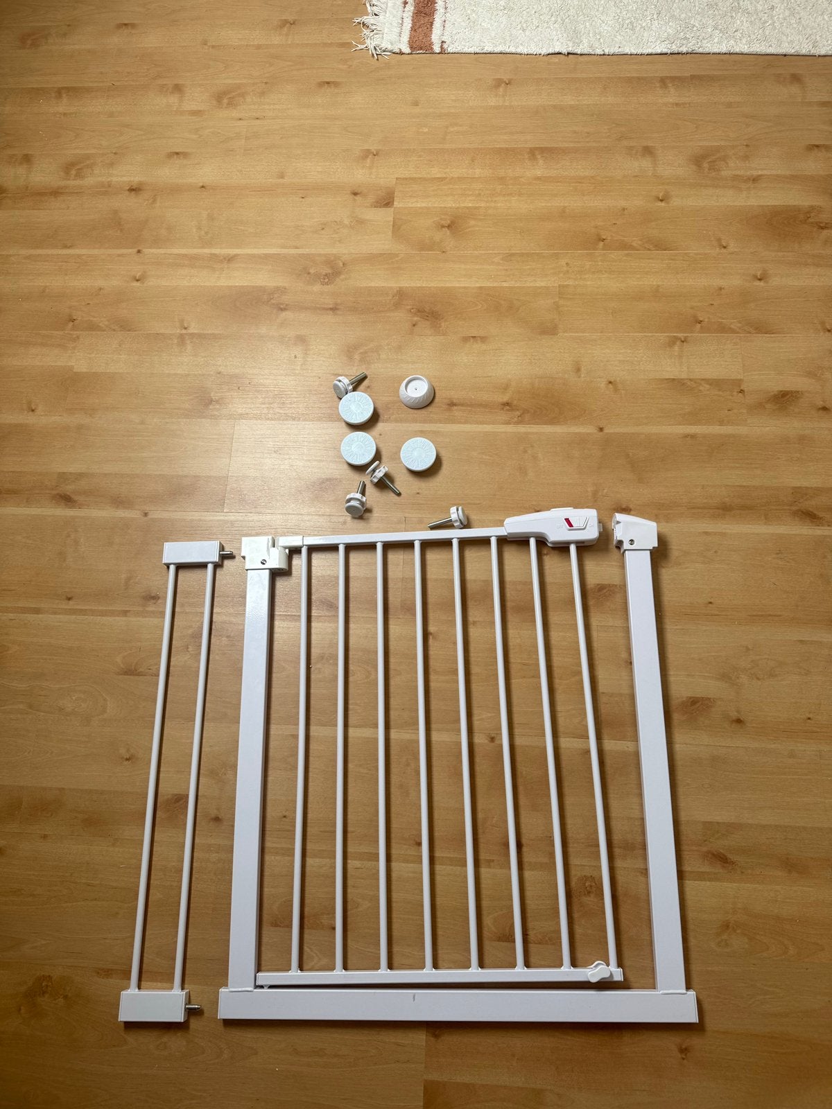 Veiligheidshekje / Traphekje 73-80cm (incl uitbreiding), Kinderen en Baby's, Ophalen, Zo goed als nieuw, Klemhekje, Metaal of IJzer
