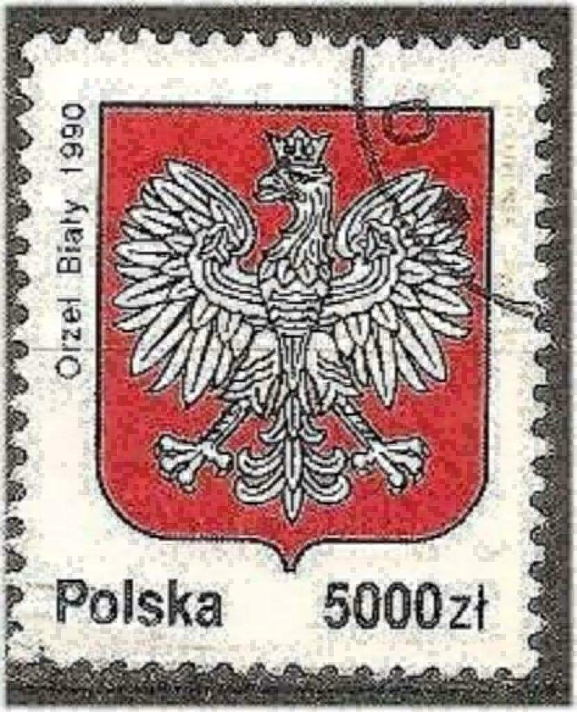 Pologne 1992 - Yvert 3222 - Armoiries de la Pologne (ST), Envoi, Pologne, Affranchi